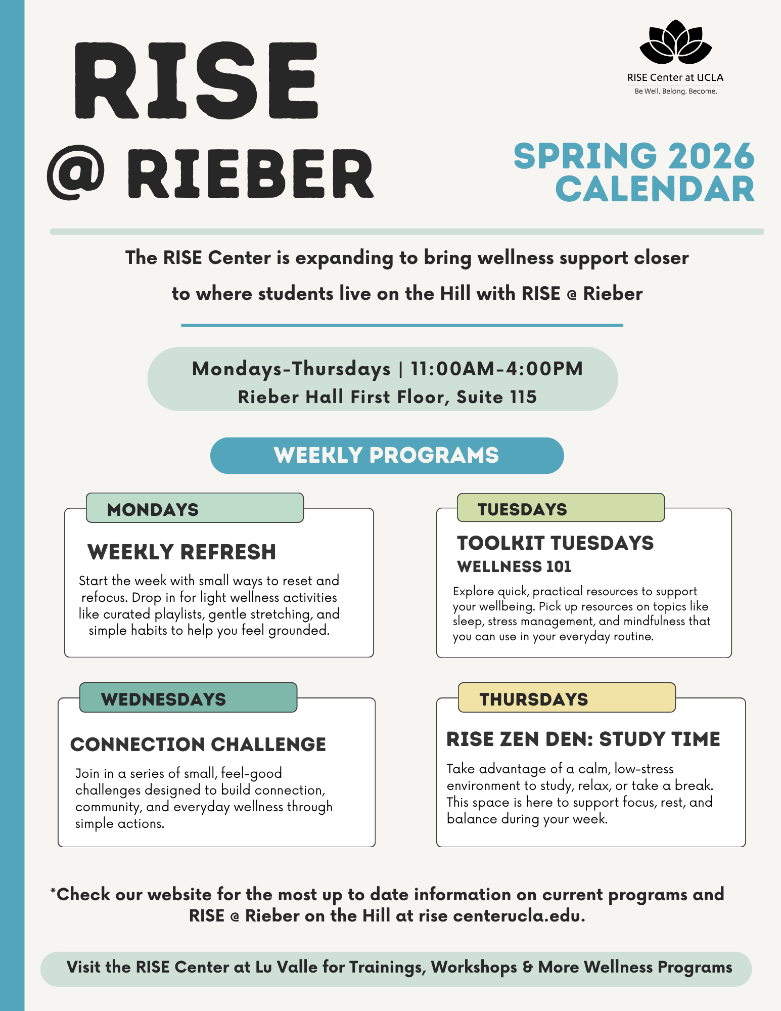 RISE @ Rieber Spring 2026